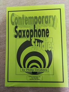 【裁断済】 Contemporary Saxophone Studies