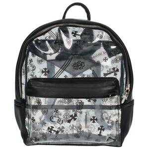 クロムハーツ Chrome Hearts PVC BACK TO SCHOOL PVCレザー切り替えリュック 中古 SS07