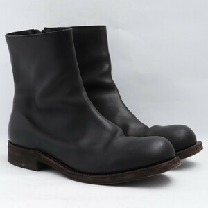 KAZUYUKI KUMAGAI ATTACHMENT GUIDI FIORE サイドジップブーツ サイズ42 ブラック 32 046 カズユキクマガイアタッチメント グイディ レザー