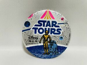 スターツアーズ〈缶バッジ〉R2-D2 C-3PO スターウォーズ 希少