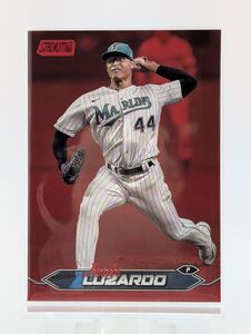 2024 Topps Stadium Club Jesus Luzardo ヘスス・ルサルド マーリンズ レッドフォイル スタジアムクラブ トップス スタクラ 9