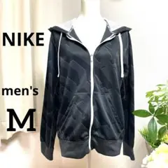 NIKEドライフィット　総柄　パーカー　メンズ　M ゆるダボ