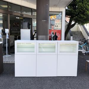 イケア IKEA コレクションケース キャビネット ホワイト