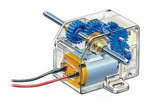 タミヤ 楽しい工作シリーズ No.189 ミニモーター低速ギヤボックス 4速 70189