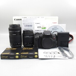 1円〜 Canon EOS Kiss X8i ダブルズームキット EF-S55-250mm/EF-S18-55mm デジタル一眼レフ ※動作確認済み 現状品 311-3238082【O商品】