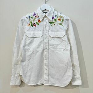 Ralph Lauren Western Shirt ラルフローレン ウエスタン シャツ 刺繍 POLO ポロ 花 柄 ポップ POP ウィメンズ レディース 9