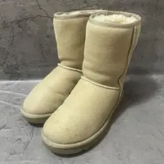 【UGG】 アグ ベージュ 無地 レディース ムートンブーツ