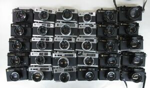 (5130N)ジャンク YASHICA ELECTRO 35 CC ELECTRO 35 FC ELECTRO 35 GX ELECTRO 35 GL等ヤシカ まとめてセット 30台 動作未確認 同梱不可