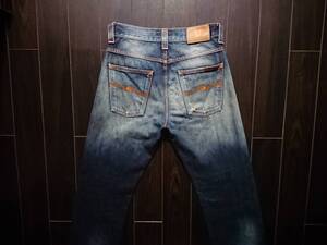 Nudie Jeans♪AVERAGE JOE CRISPY SCRAPED♪NJ2461♪ヌーディージーンズ♪ウォッシュ＆ダメージ♪W28 L32