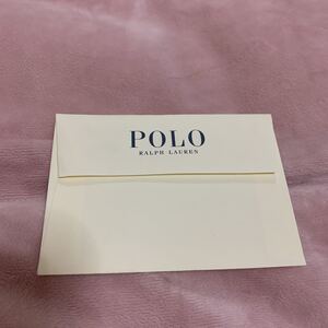 Polo Ralph Lauren★ラルフローレン★封筒 カード ★領収書ケース★非売品★