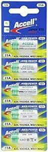 Accell アルカリ乾電池 12V-23A （A23 23AE LRV8-1BP MN221 V23GA 181A 3LR5
