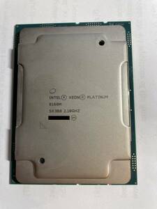 [中古美品]Intel Xeon Platinum 8160M 2.10GHz SR3B8 24コア 48スレッド LGA3647 150W DDR4 最大メモリー 1.5 TB