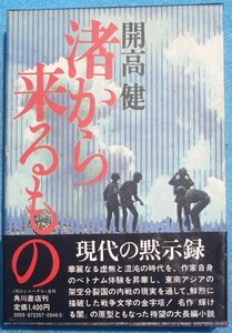 ○◎渚から来るもの 開高健著 角川書店 初版