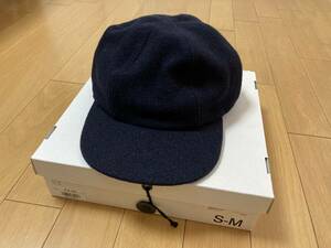 新品未使用 visvim HONUS CAP (VNTG TWEED) NAVY S/M ビズビム ヴィンテージ ツイード キャップ ネイビー 帽子 ict 中村ヒロキ