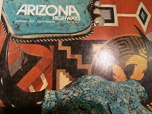 インディアンジュエリー&アートクラフト本★1974年january＜ARIZONA　HIGHWAYS＞アメリカビンテージ雑誌・アリゾナハイウェイマガジン