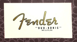 ☆Fender USA DUO-SONIC☆補修用デカール(シール)☆ヴィンテージタイプ 25Nc20