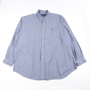 Ralph Lauren ラルフローレン 長袖 シャツ グレンチェック Size XXL #29496 アメカジ カジュアル ストリート ビッグサイズ　