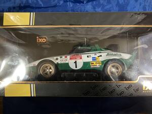 箱付 ixo MODELS 1/18 ランチアストラトスHF 1975年サンレモラリー #1 S.Murari/M.Mannucci Alitalia LANCIA STRATO