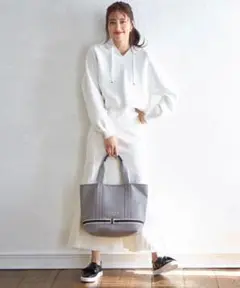 トッカ　DUAL RIBBON CANVAS TOTE L トートバッグ L