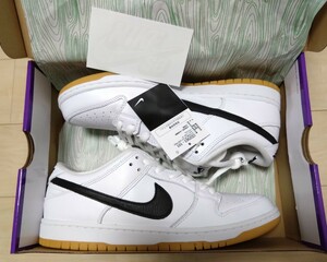 新品 28.5cm NIKE SB DUNK LOW PRO WHITE GUM CD2563-101 ナイキ ダンク ホワイトガム US10.5