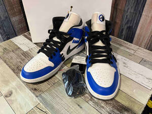 NIKE ナイキ WMNS AIR JORDAN 1 MID SE エアジョーダン1ミッドSE CV0152-401 スニーカー ホワイトxブルー xブラック 29cm