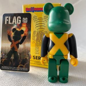 美品　series22 フラッグ　100% BE@RBRICK ベアブリック　送料無料　MEDICOM TOY メディコム・トイ　フィギュア　FLAG 