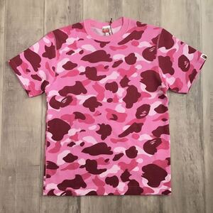 ★新品★ 初期 Pink camo サーマル Tシャツ Mサイズ a bathing ape BAPE エイプ ベイプ アベイシングエイプ NIGO 迷彩 ピンクカモ y726