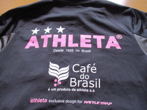 日本製　ATHLETA　メンズビギ　コラボ　RATTLE TRAP cafe do Brasil　サッカー　フットサル　アスレタ　ジャージ　トラックジャケット