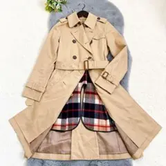 《美品》MACKINTOSH ライナーつきトレンチコート ベージュ 小さいサイズ