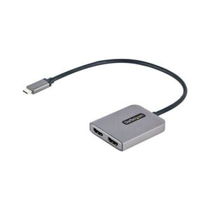 【新品】StarTech.com MSTハブ デュアルモニター対応 USB C-HDMI 30cm グレー MST14CD122HD1個