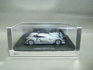 スパーク 1/87 プジョー 908 Hdi Fap Fybrid 2008 Peugeot