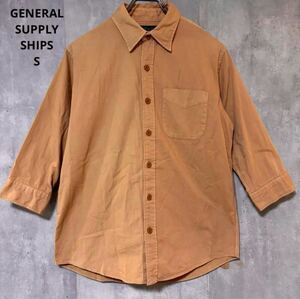 GENERAL SUPPLY SHIPS 半袖シャツ Sサイズ ベージュ