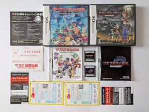 ニンテンドーDS サガ 2 3 セット　Nintendo DS SaGa Final Fantasy Legend 秘宝伝説 時空の覇者 Goddess of Destiny Shadow or Light