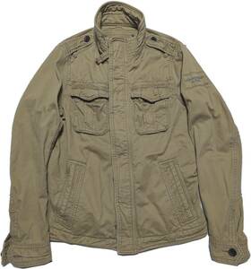 LA購入 ABERCROMBIE & FITCH アバクロ M65タイプ フィールドジャケット XL ベージュ jacket m65 アバクロンビー＆フィッチ