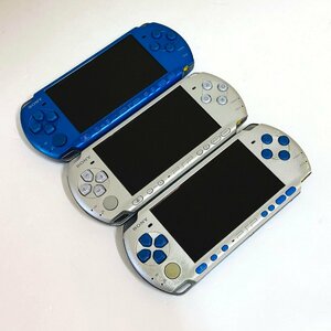 【641-5440k】●1円スタート●【ジャンク】SONY　PlayStationPortable　PSP-3000　本体のみ　３台セット