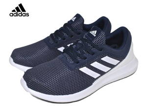 【新品】アディダス エレメントリフレッシュ【94：紺／白】US10/28cm ランニング マラソン トレーニング 陸上 adidas Element Refresh