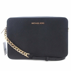 未使用品 マイケルコース MICHAEL KORS JET SET ITEM LG EW CROSSBODY 35T8GTTC9L ショルダーバッグ クロスボディ チェーン ロゴ PVC レザ