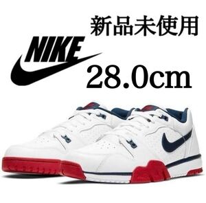 新品未使用 NIKE 28.0cm CROSS TRAINER LOW クロストレーナー ロー スニーカー シューズ レザー AIR TRAINER ホワイト 白 レザー 箱無し