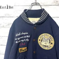 【人気デザイン】EASTBOY スタジャン　刺繍ロゴ　M C757