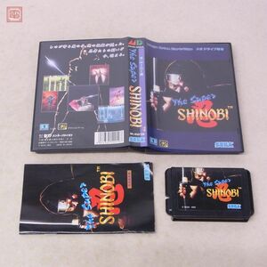 動作保証品 MD メガドライブ ザ・スーパー忍 The Super SHINOBI セガ SEGA 箱説付【10