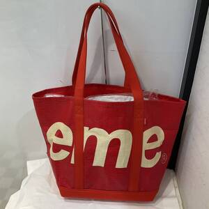 SUPREME シュプリーム 2020S/S RAFFIA TOTE BAGトートバッグ バッグ レッド 671708