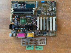 【送80サイズ】ABIT　ABIT-SH6　intel815E搭載 Slot1対応ATXマザーボード +256MBメモリ付き ※未チェック