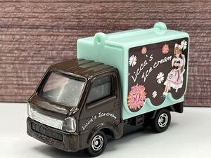 即決有★トミカ スズキ キャリイ キャリィ 移動販売車 ソフトクリーム屋さん アイスクリーム屋さん リカちゃん 株主優待★ミニカー