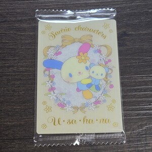 SANRIO サンリオ キャラクターズウエハース 7 メタリックプラカード ウサハナ