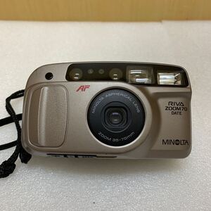 MK6657 MINOLTA RIVA ZOOM70 DATE フルサイズカメラ　シャッタOK フラシュOK 20240807