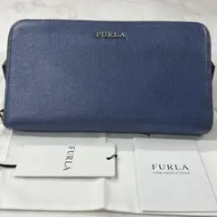 新品同様‼️ フルラ　FURLA バビロン　財布　長財布　ラウンドファスナー