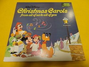 VA - Walt Disney Presents Christmas Carols From All Of Us To All Of You オリジナル原盤 US LP ディズニークリスマス・ソング