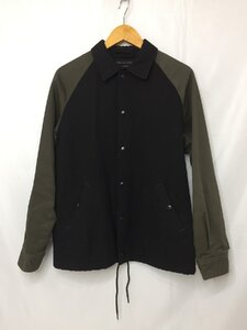 COMME des GARCONS HOMME コムデギャルソン ウール切替コーチジャケット HT-J027 サイズ：XS カラー：ダークブラウン/カーキ