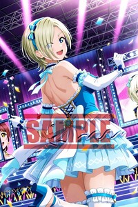 【お一人様1落札のみ：1円出品】ラブライブ! ミア・テイラー 美少女 同人 ファンアート イラスト ポスター A4 コスプレ かわいい 1