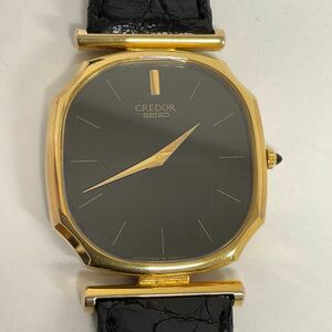 営HM068-60◆ 【電池交換済み・稼働品】SEIKO CREDOR／セイコー クレドール 14K 5930-5570 クォーツ腕時計 